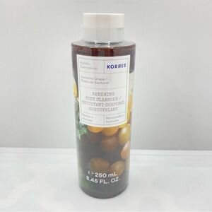Korres Santorini Grape Renewing Body Cleanser 8.45 Fl. Oz. New In Sealed Package